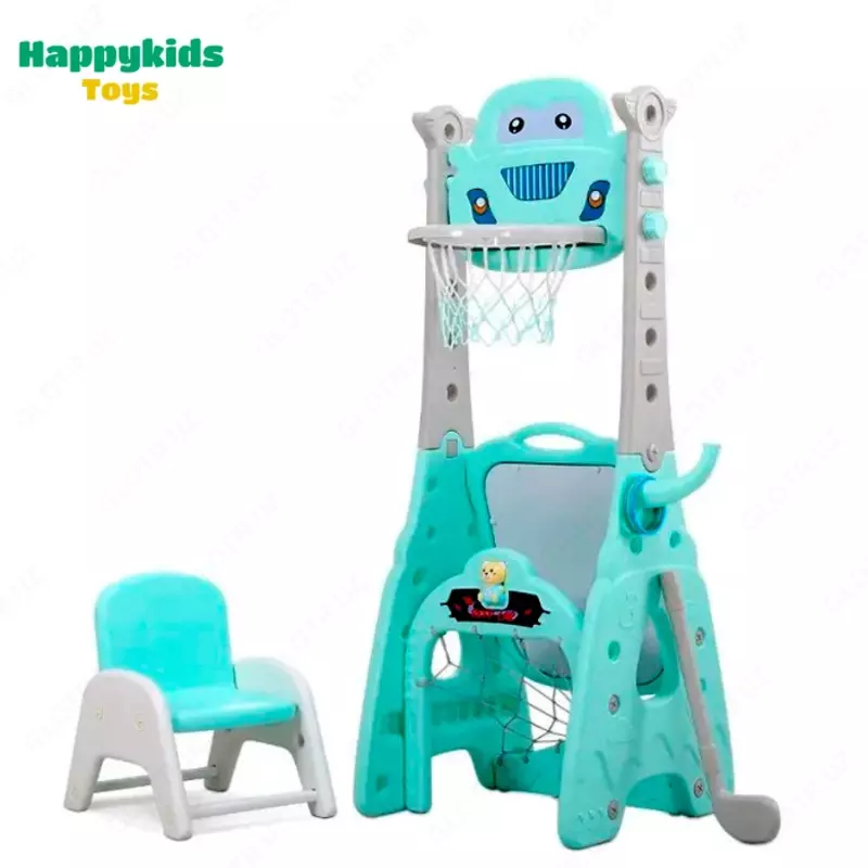 Многофункциональная баскетбольная стойка с магнитной доской 6 в 1 JM 050