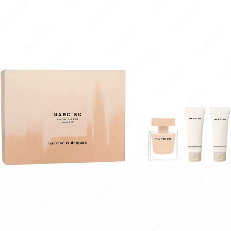  Набор парфюмерной воды NARCISO RODRIGUEZ NARCISO POUDREE (W) SET EDP 50ML+50ML BL+50ML SG WOMAN - 