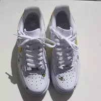 Qo'lda ishlangan Nike Air Force Bumblebee - Krossovkalar