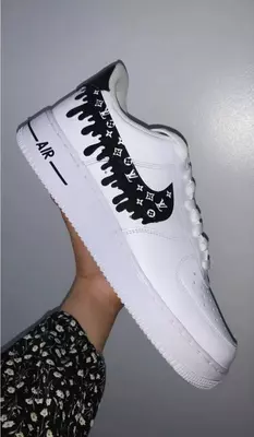 Кастомные Nike Air Force Louis Vuitton
