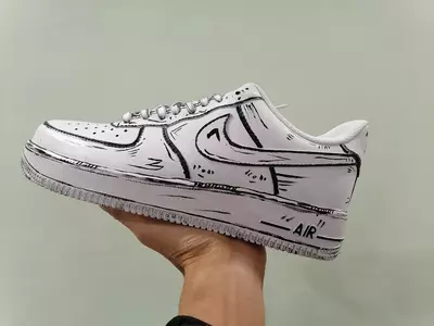 670 000 сум / шт. Кастомные Nike Air Force 1 в анимированном стиле