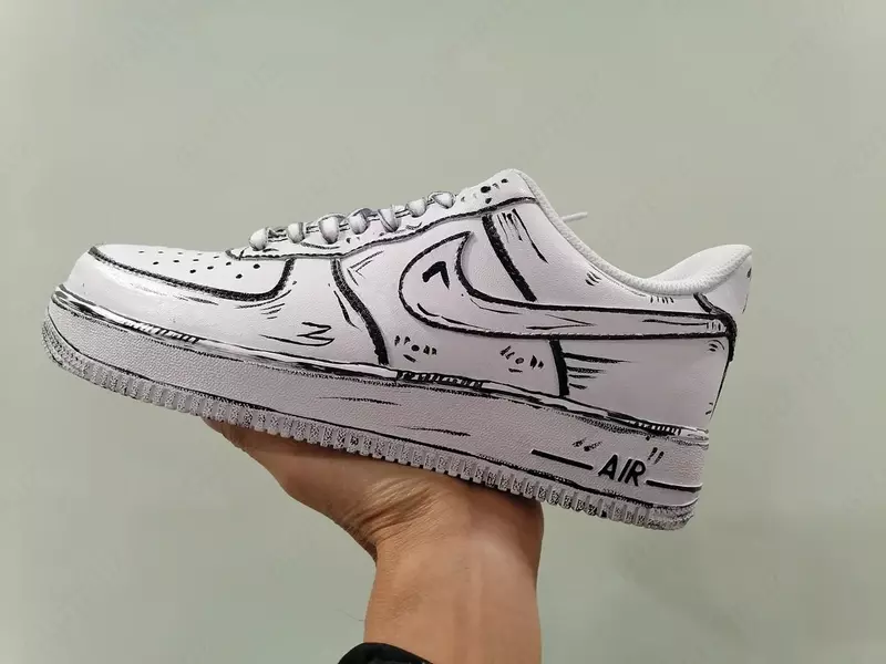 670 000 сум Кастомные Nike Air Force 1 в анимированном стиле