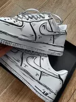 Кастомные Nike Air Force 1 в анимированном стиле - Dernier