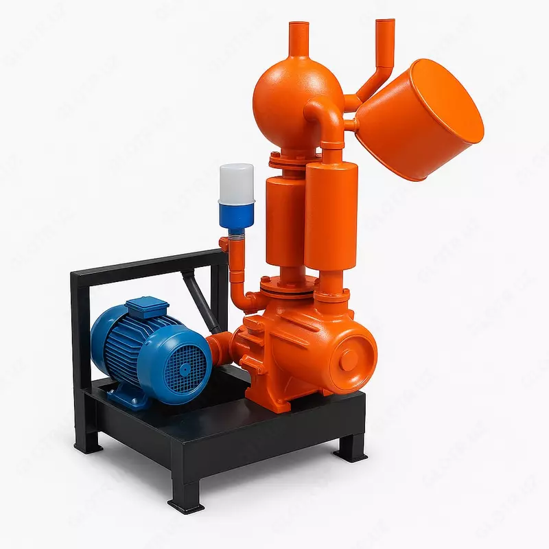 Вакуумный насос-агрегат для доильной установки (с электродвигателем) 2400 л/мин