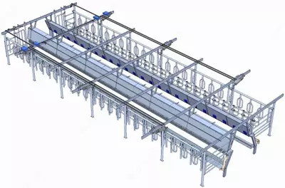 «Yelka» tipidagi sog‘ish zali uchun galvanizatsiyalangan karkas 2×6 - 50 000 000 so'm / dona