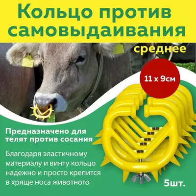 Защитное кольцо против самовыдаивания коров