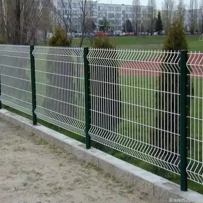 Еврозабор из сетки, ячейка 7х20 cм, D=3.8 мм