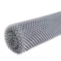 Рулонная оцинкованная сетка  d 1.5 мм  25 х 50 мм (Строительная)