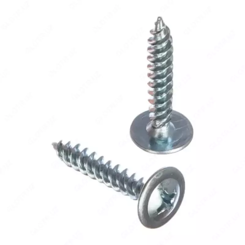 Саморез с пресс-шайбой 4 2х64 мм (острый кончик)