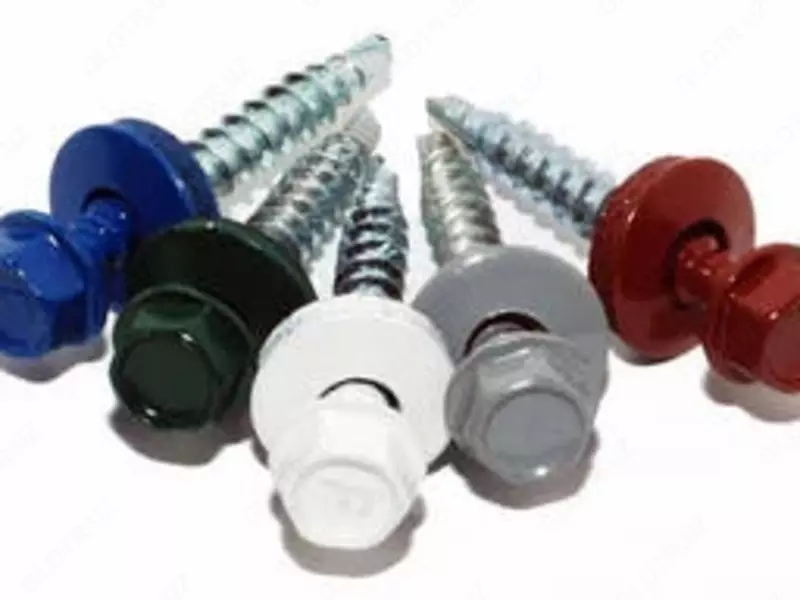 Саморез кровельный цветной 4 8х40 мм (RAL 8017  6005  5005  3005  3003  7024)