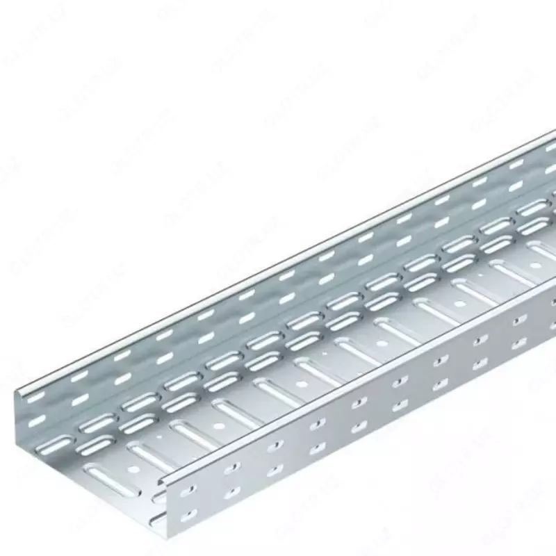 Лоток кабельный перфорированный 50х100х3000 мм