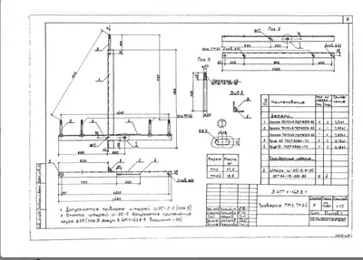 Металлоконструкции для ЛЭП Траверса ТМ-1 (3.407.1-143.8.1) 17
