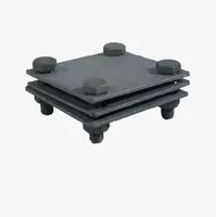 Зажим полоса-полоса 55781 OC (оцинкованный)