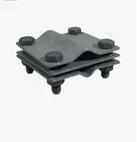 Зажим штырь-полоса-прут 57081 OG (оцинкованный)