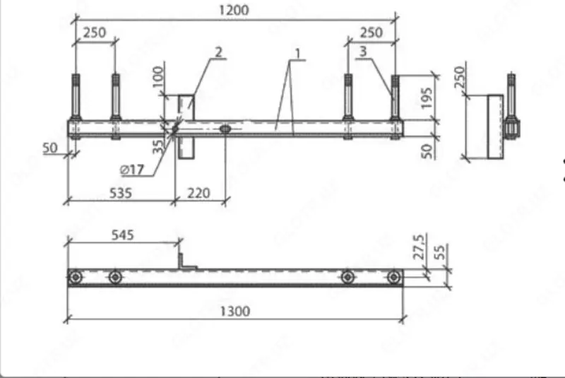  TM-5 traversa (3.407.1-143.8.5) 17 30 kg - 