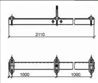 TM-8 traversa (3.407.1-143.8.8) 26 0 kg