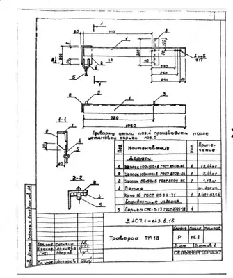 Траверса ТМ-18 (3.407.1-143.8.18) 16 80 кг
