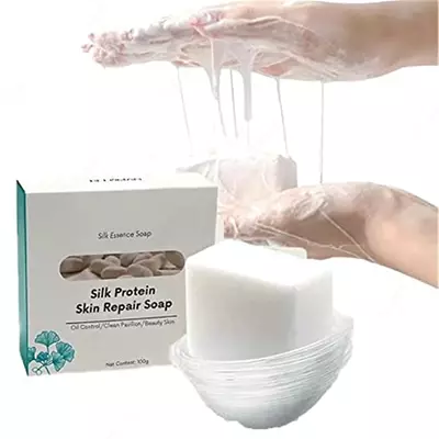Фиброиновое мыло из козьего молока Befuman Silk Protein Skin Repair Фиброиновое мыло из козьего молока Befuman Silk Protein Skin Repair
