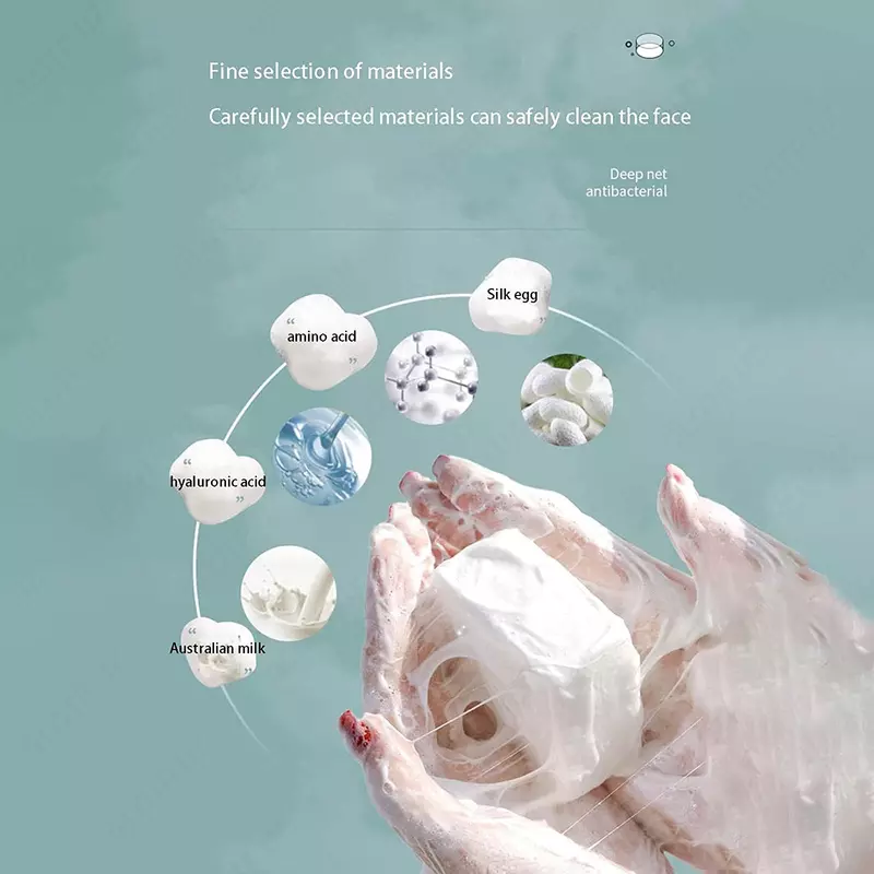 Marviza Market - Фиброиновое мыло из козьего молока Befuman Silk Protein Skin Repair