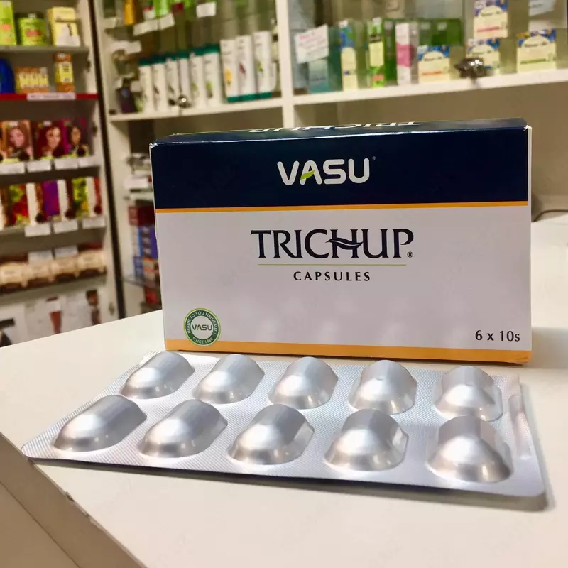Капсулы против выпадения волос Тричап (Vasu Trichup Capsules)