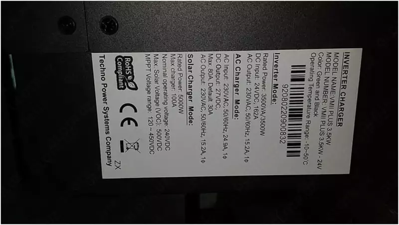 5 kVt inverter off mustaqil Quyosh Invertorlari