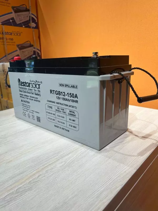 Гелевая аккумуляторная батарея RestarSolar RTGB12-150A - 3 110 439.8 сум
