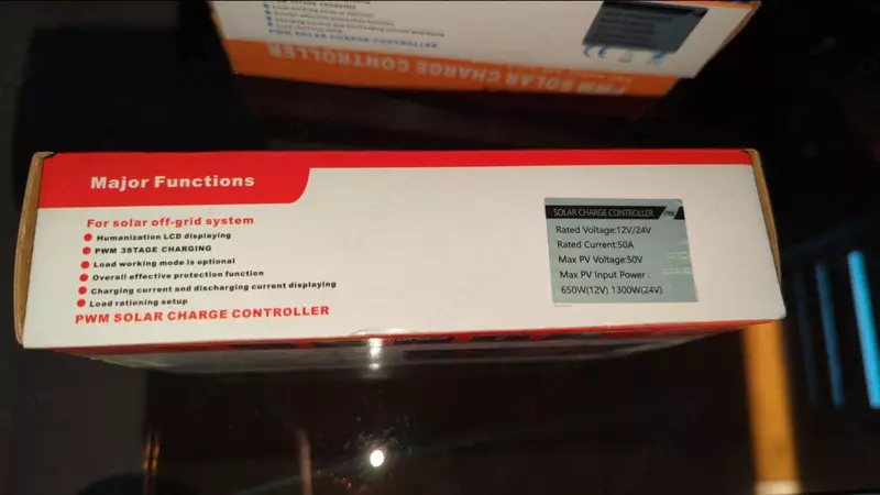 Контроллер заряда PWM Solar charge controller 12V/24V - 650 000 сум