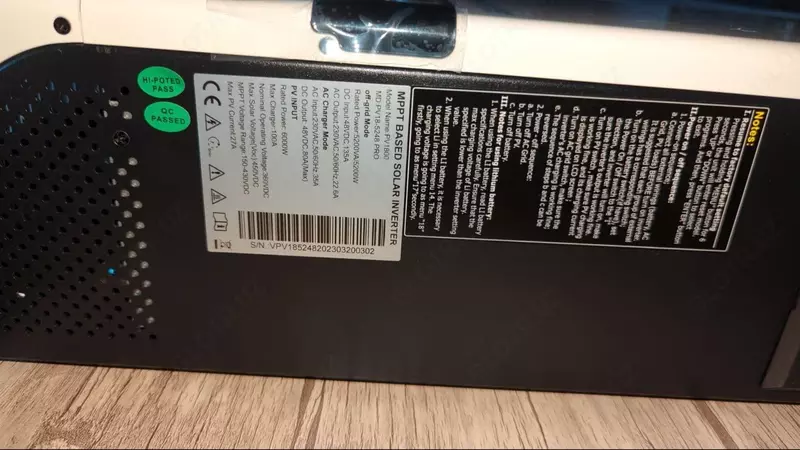 7 776 099.5 сум Контроллер заряда Must hybrid inverter 5.2 kW