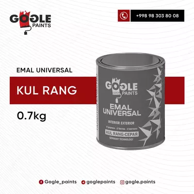 Эмаль универсальная Gogle Paints 0.7 кг (серая)