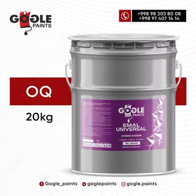 Эмаль универсальная Gogle Paints 20кг (белый) - 285 897.1 сум / шт.