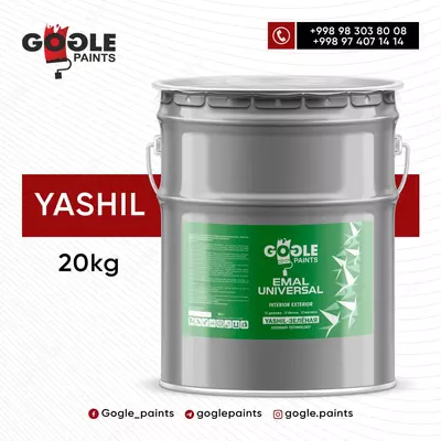Эмаль универсальная Gogle Paints 20кг зелений
