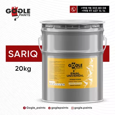 Эмаль универсальная Gogle Paints 20кг желтый - 285 897.1 сум / шт.