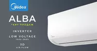 10 108 929.4 сум Кондиционер Midea Alba 24 Low Voltage 105V