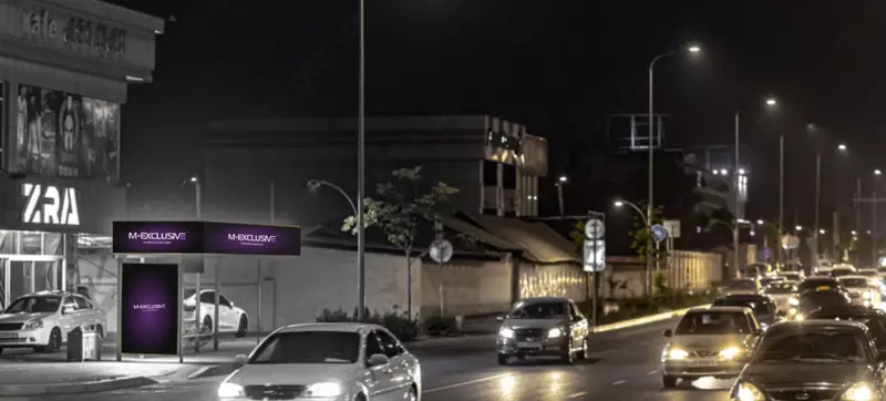 Реклама на остановках Только в розницу