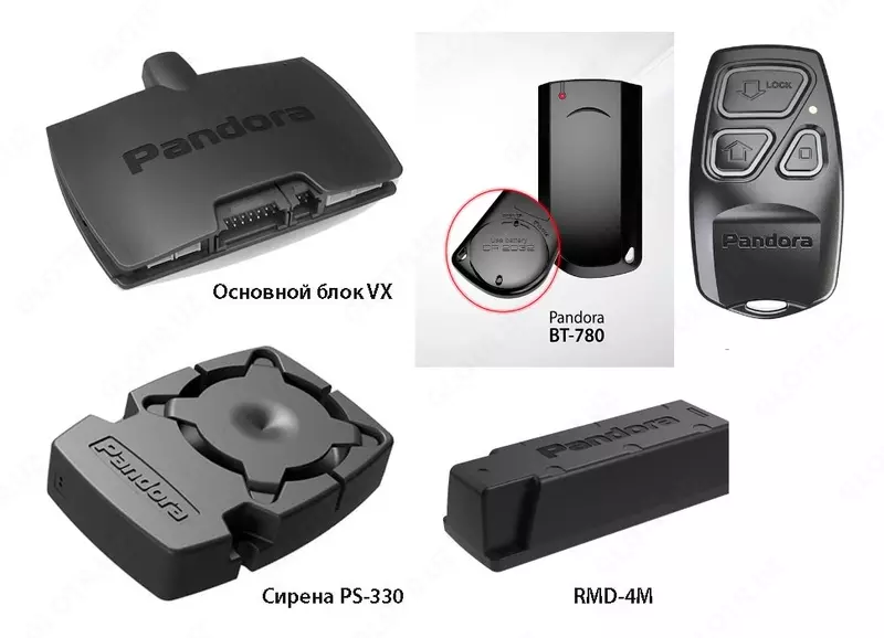 Pandora автомобил сигнализация VX-4G GPS V.2 - {0} so'mdan