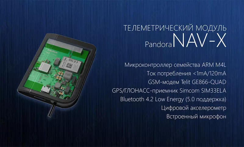 1 752 000 so'm GPS qabul qiluvchisi Pandora NAV-x V3