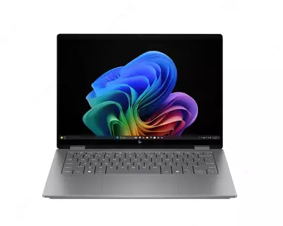 HP OmniBook X Flip NG AI PC x360 | Glacier Silver AI logo - 5MP IR PVCY ST | WARR 1/1/0 EURO - 10 580 000 сум / шт