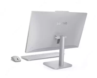 Моноблок Lenovo A100 AiO | 23.8" FHD IPS | i3-N305 | 8GB DDR4 | 512GB SSD | Wi-Fi 6 | Wrls MS+KB | Fixed Stand | No OS | Cloud Grey (white) Texnika Bozori