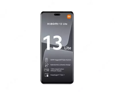 4 312 500 сум / шт Xiaomi 13 Lite 8GB+256GB Black