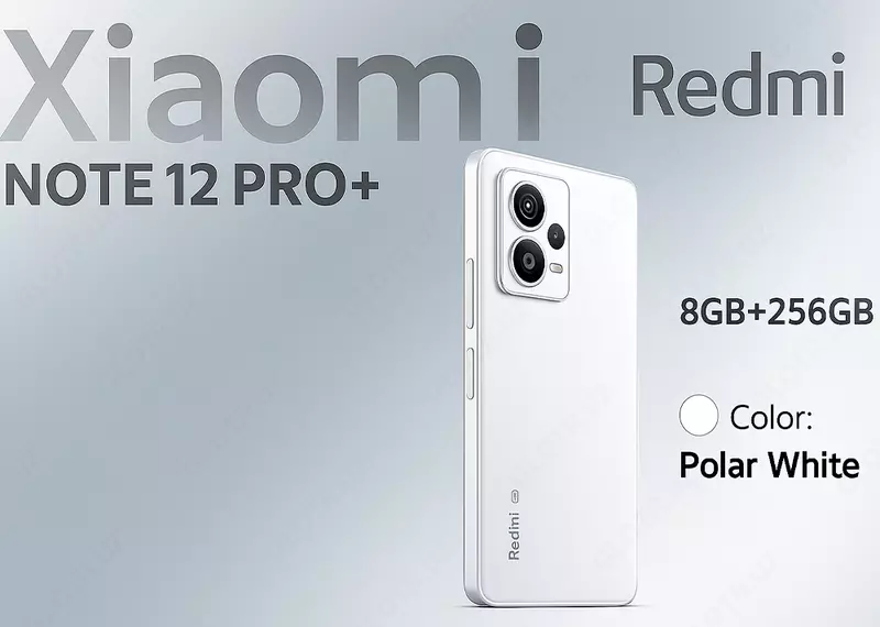 Redmi Note 12 Pro Plus 5G 8GB+256GB Polar White