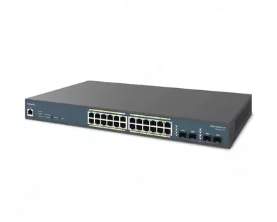 Коммутатор Engenius EWS7928P-FIT (Switch 24-port GbE PoE.af/at(+) 185W 4xSFP L2+ 19i) - Texnika Bozori