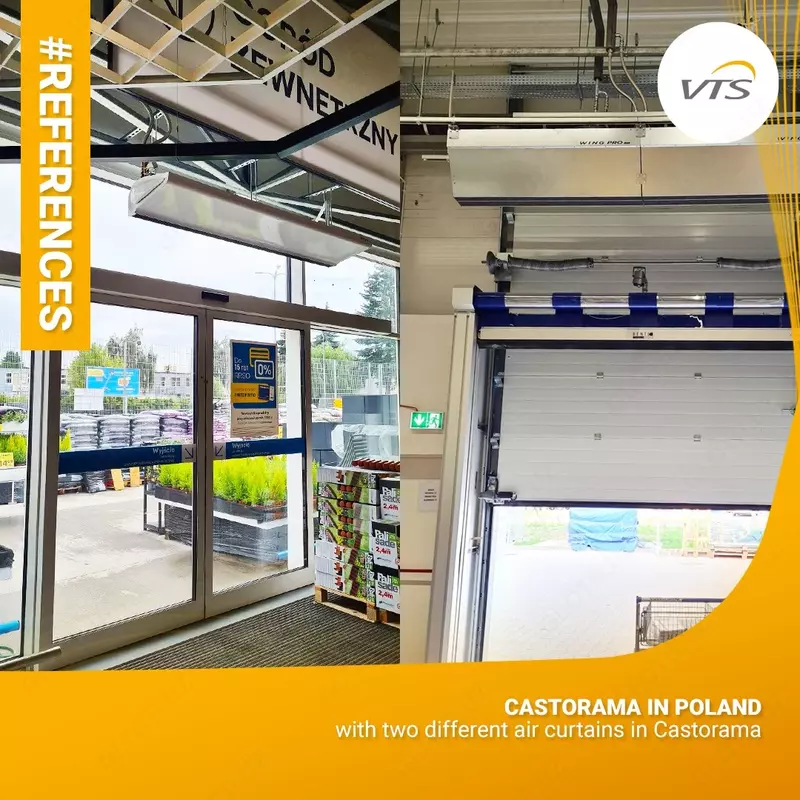 OOO "TECHNOVENT" - Тепловая завеса WING II Е100 с электрическим нагревателем