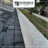 Бордюр дорожный "Стандарт" с мраморной крошкой.