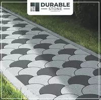 Брусчатка "Веер" Тротуарная плитка.