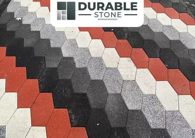 Брусчатка "Премиум" тротуарная плитка с мраморной крошкой.