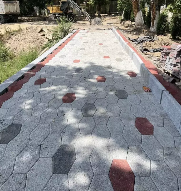 Брусчатка "Премиум" тротуарная плитка с мраморной крошкой. - 95 000 сум