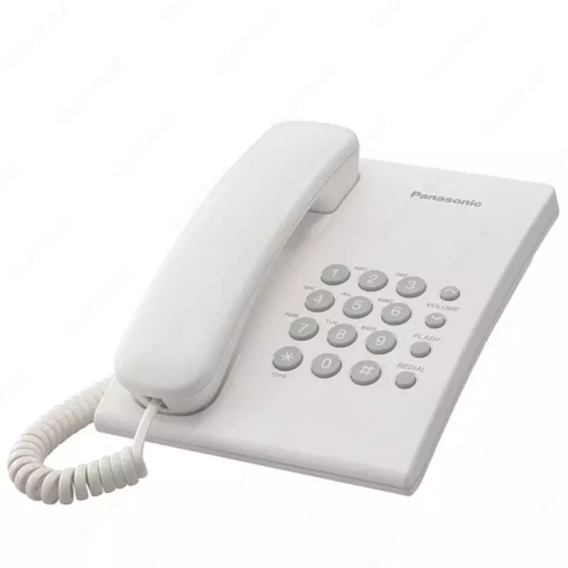 Panasonic KX-TS2350UAS - Analog simli telefon (kumush) - 166 208 so'm
