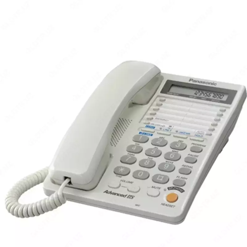  Panasonic KX-TS2368UAW - analog simli telefon - 