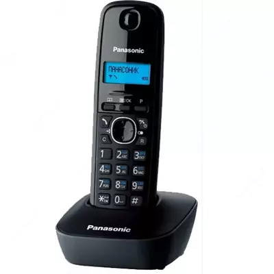 Panasonic KX-TG1611UAН Радиотелефон(черный)