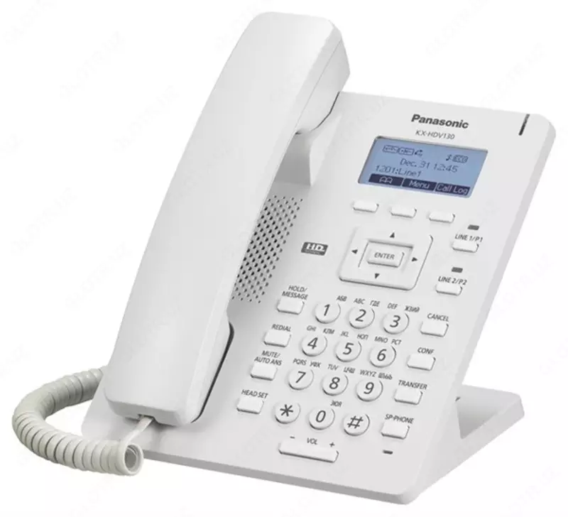 Panasonic KX-HDV130RU - стационарный IP-телефон(белый)